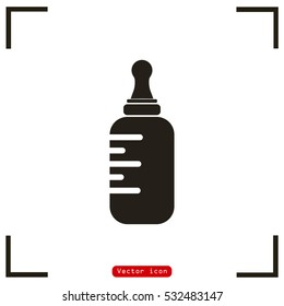 baby pacifier bottle icon