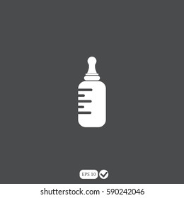 baby pacifier bottle icon