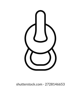Baby-Schnuller, grafisches Symbol, Vektor