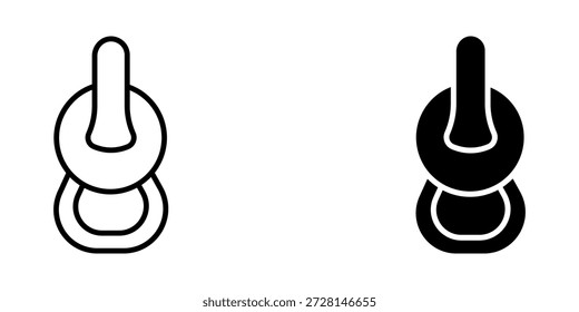 Vector gráfico del icono del chupete del bebé