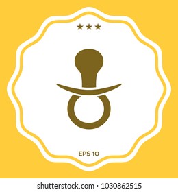 Baby pacifier icon