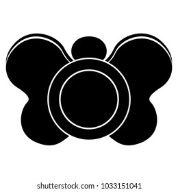 Baby pacifier icon