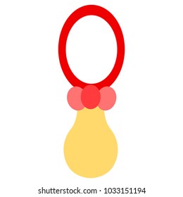 Baby pacifier icon