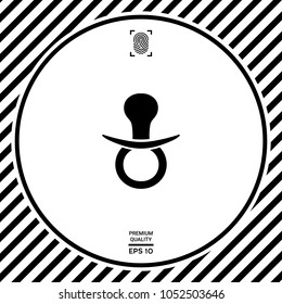  Baby pacifier icon