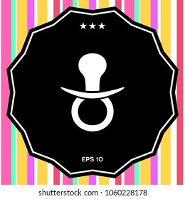  Baby pacifier icon