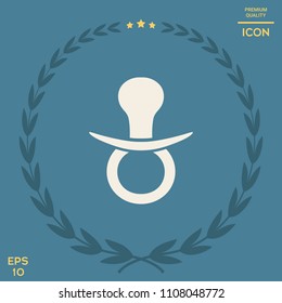  Baby pacifier icon