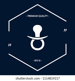  Baby pacifier icon