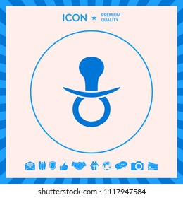  Baby pacifier icon