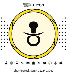  Baby pacifier icon