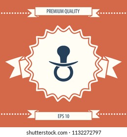  Baby pacifier icon