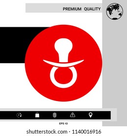  Baby pacifier icon