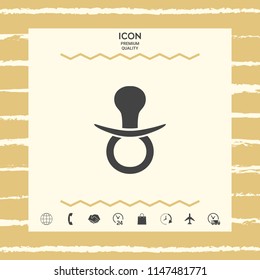  Baby pacifier icon