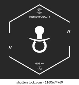  Baby pacifier icon
