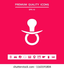  Baby pacifier icon
