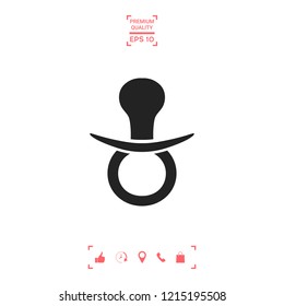  Baby pacifier icon