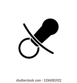 baby pacifier icon 