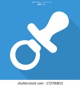 baby pacifier icon