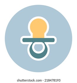 Baby pacifier icon