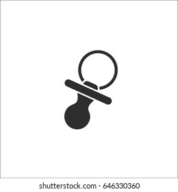 Baby pacifier icon