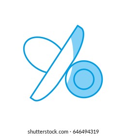 baby pacifier icon 