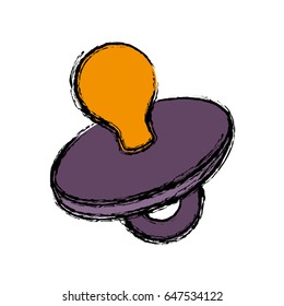 baby pacifier icon