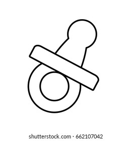 baby pacifier icon