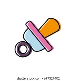 baby pacifier icon