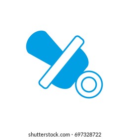 baby pacifier icon