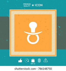  Baby pacifier icon