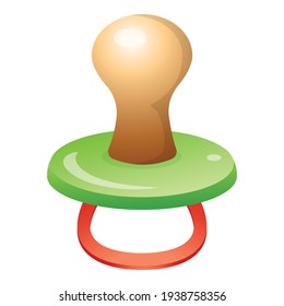 Baby pacifier icon. Cartoon of Baby pacifier vector icon for web design isolated on white background