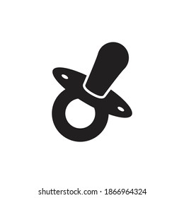 Baby pacifier icon design. vector illustration
