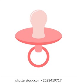 baby pacifier Icon Illustration Flat Design Style