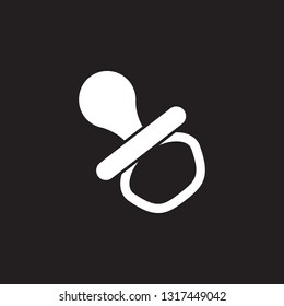 Baby pacifier icon. Simple element illustration. Baby pacifier symbol design from Pregnancy collection set. Can be used in web and mobile
