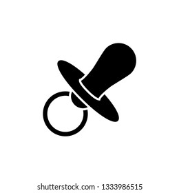 baby pacifier icon template