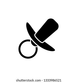 baby pacifier icon template