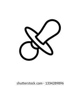 baby pacifier icon template