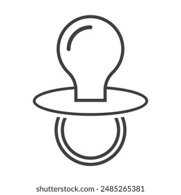 baby pacifier icon vector illustration