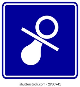 baby pacifier sign