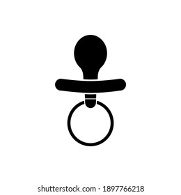 Baby Pacificant Silhouette Design Vektorschwarz einzeln