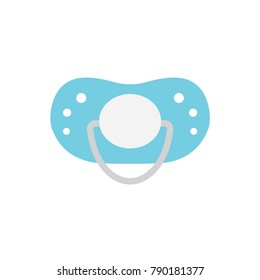 baby pacifier, soother icon- vector illustration