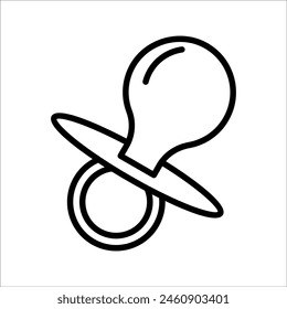 Baby Pacifier for baby store logo.