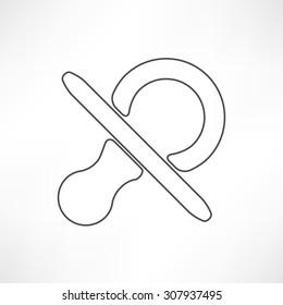 baby pacifier symbol