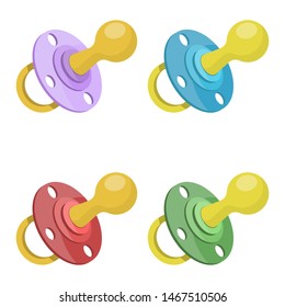 Baby pacifier vector design illustration isolated on white background