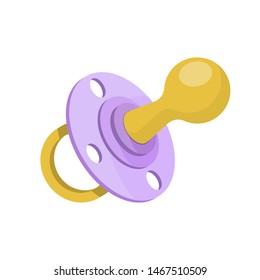 Baby pacifier vector design illustration isolated on white background