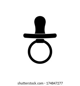 Baby Pacifier - vector icon