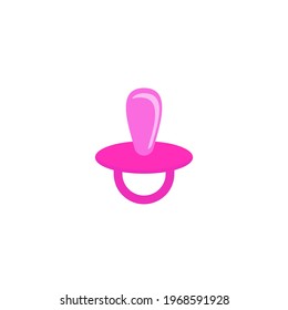 Baby Pacifier Vector Icon Conceptual Design eps10