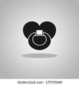 baby pacifier - vector illustration
