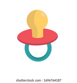 
ilustración vectorial del pacificador bebé. Nipple para bebé