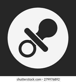 Baby pacifiers icon