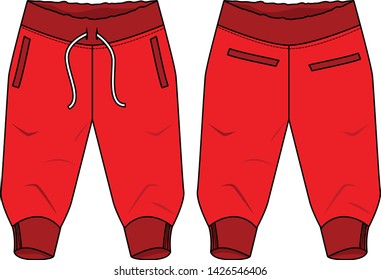 BABY PANT VECTOR TEMPLATE FOR DESIGN